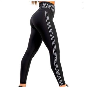 ✨ GAVELO ✨ Black Iconic Compression Workout Tights / Leggings Size XS